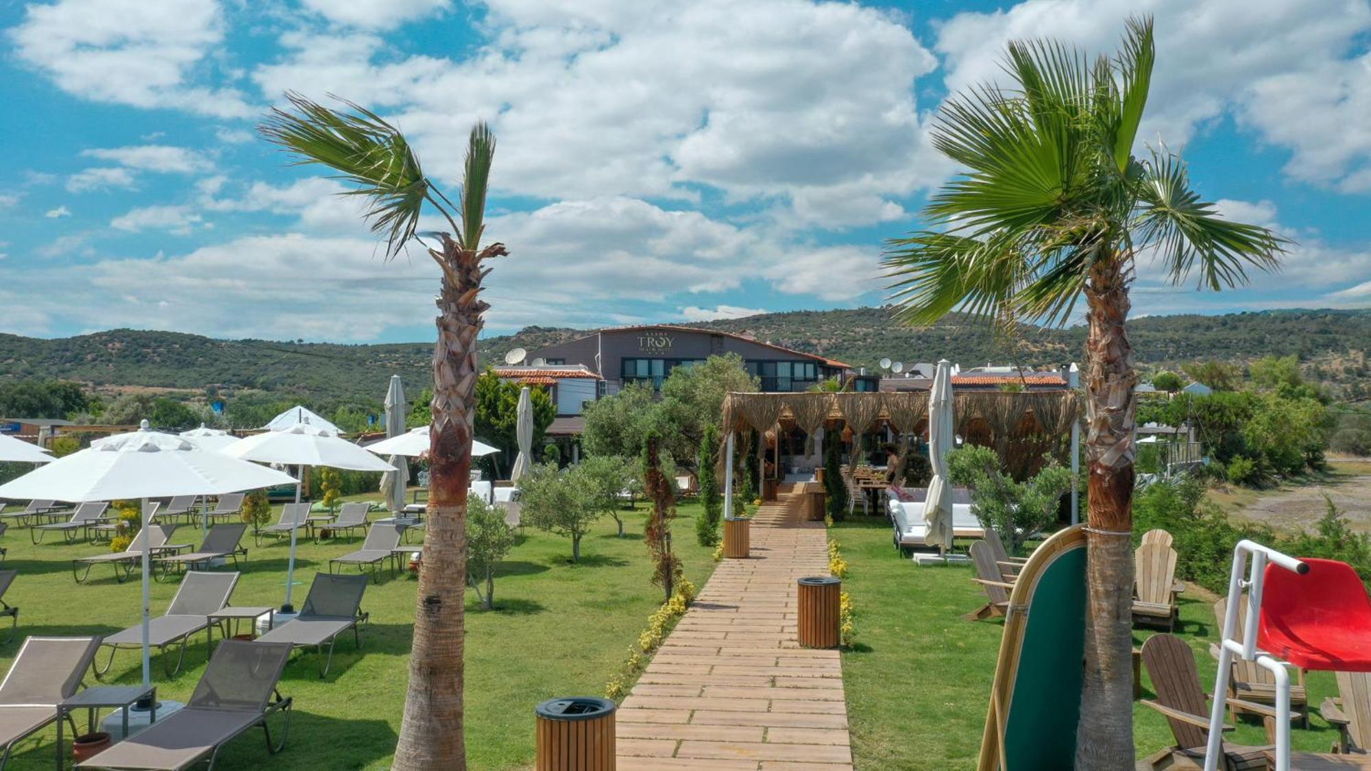 Assos Troy Beach Hotel מראה חיצוני תמונה